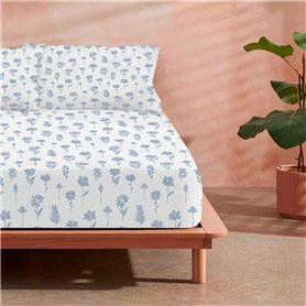 Drap housse Kids&Cotton Arona Multicouleur 105 x 200 cm