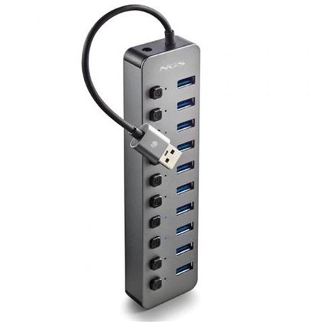 Hub USB NGS IHUB10 Gris