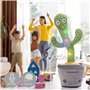 Cactus Dansant et Parlant Rechargeable avec Musique et LED Multicolore Cacxi InnovaGoods