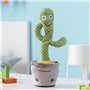 Cactus Dansant et Parlant Rechargeable avec Musique et LED Multicolore Cacxi InnovaGoods