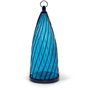 Lanterne solaire - GARDEN ID Blue Dome - Ø17 H40 cm - Autonomie 6-8h -Bouton on/off - Pile AA rechargeable.