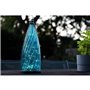 Lanterne solaire - GARDEN ID Blue Dome - Ø17 H40 cm - Autonomie 6-8h -Bouton on/off - Pile AA rechargeable.