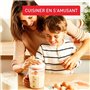 TEFAL Crepes Express Mélangeur pâte a crepes, Préparation en 2 minutes, Sans grumeaux, 3 recettes graduées intégrées K18