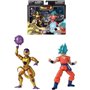 Figurine Dragon Ball Super Dragon Stars 17 cm - Golden Freezer vs Super Saiyan Blue Goku - BANDAI