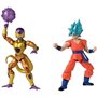 Figurine Dragon Ball Super Dragon Stars 17 cm - Golden Freezer vs Super Saiyan Blue Goku - BANDAI