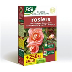 Engrais pour Bio Rosiers - BSI - Floraison éclatante - Action kongue duree - 12