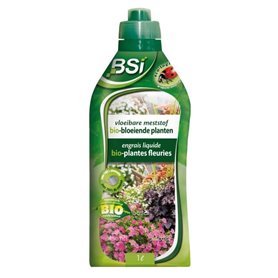 Engrais organique liquide pour plantes fleuries - BSI - Stimule la floraison - Avec Oligo-éléments 1L - UAB