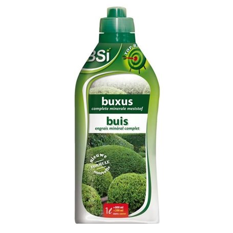 Engrais minéral pour Buis - BSI - Oligo-éléments soluble dans l'eau - 1L