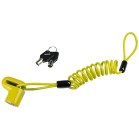 Antivol vélo câble - BURG WACHTER - 520 50 Yellow SB - Câble acier gainé 14 mm