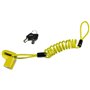 Antivol vélo câble - BURG WACHTER - 520 50 Yellow SB - Câble acier gainé 14 mm