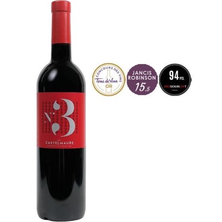 Castelmaure N°3 2022 Corbieres - Vin rouge de Languedoc