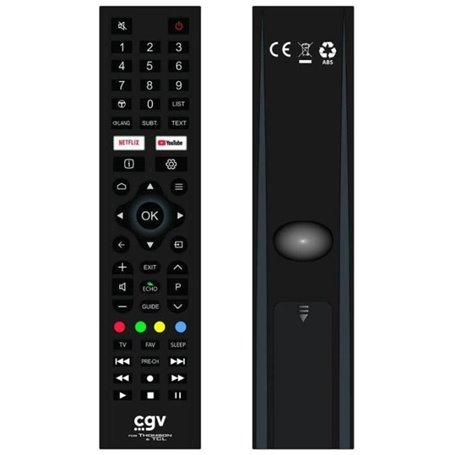 Télécommande de remplacement - CGV - FIDELIO TCL & Thomson - Pour téléviseurs TCL et Thomson - Sans programmation