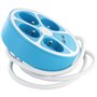 5 m - Avec 2 USB-A + Interrupteur - Bleu