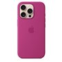 APPLE iPhone 16 Pro - Coque en silicone avec MagSafe - Fuchsia