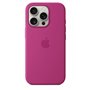 APPLE iPhone 16 Pro - Coque en silicone avec MagSafe - Fuchsia
