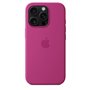 APPLE iPhone 16 Pro - Coque en silicone avec MagSafe - Fuchsia