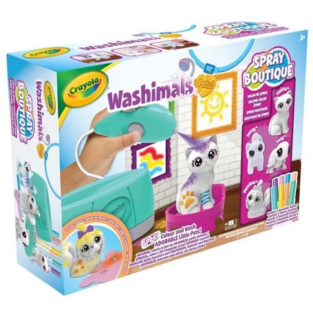 Coloriage - CRAYOLA - Washimals Spray Boutique - Vaporise et colore tes animaux! Des 3 ans