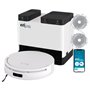 EZICLEAN All In One Z12 Ultra - Robot aspirateur laveur connecté avec base de vidage - 270 min - 14