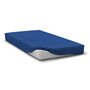 Drap housse - HOME LINGE PASSION - HP71763 - 90 x 190 cm + 30 cm bonnet - Microfibre - 82 g - Bleu