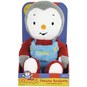 T'choupi Peluche Bouillotte +/- 21 cm avec Micro Perles d'Argile - JEMINI - Apaise les maux de ventre et réchauffe.