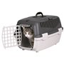 TRIXIE Box de transport Capri 1 - XS : 32x31x48 cm - Gris clair et gris foncé - Pour chien et chat