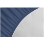 LOVELY HOME Drap housse - 160 x 200 + 25 cm - 100% coton - Bleu