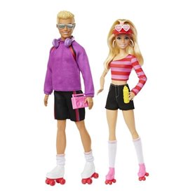 Barbie-Fashionistas-Coffret poupées et accessoires patins a roulettes HXK90