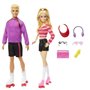 Barbie-Fashionistas-Coffret poupées et accessoires patins a roulettes HXK90