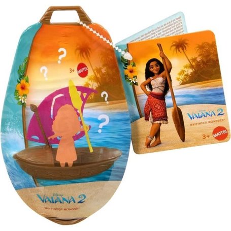 MATTEL Pirogue et ses 3 surprises JBT68 -Vaiana 2