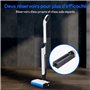 MEDION H10 Nettoyeur Sol Dur sans Fil - Rouleau Brosse - Réservoirs Eau Propre/Sale - Fonction Auto-Nettoyage - Écran LE