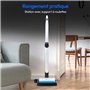 MEDION H10 Nettoyeur Sol Dur sans Fil - Rouleau Brosse - Réservoirs Eau Propre/Sale - Fonction Auto-Nettoyage - Écran LE