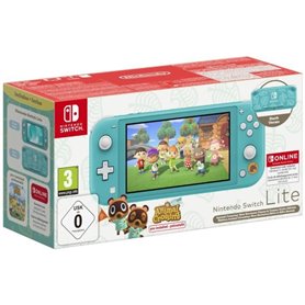 Console portable Nintendo Switch Lite  Édition Limitée Méli & Mélo Hawai + Animal Crossing: New Horizons (Pré-installé)