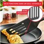 TEFAL Essential 2-en-1 Spatule + Cuillere-maryse + Louche graduée, Thermorésistant, Sans BPA, Compatible lave-vaisselle 