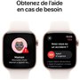 Apple Watch Series 10 GPS - 46mm - Boîtier Rose Gold Aluminium - Bracelet Light Blush Sport Band - M/L