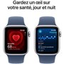 Apple Watch SE GPS - 40mm - Boîtier Silver Aluminium - Bracelet Denim Sport Band - S/M