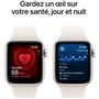 Apple Watch SE GPS - 40mm - Boîtier Starlight Aluminium - Bracelet Starlight Sport Band - S/M