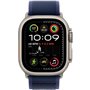 Apple Watch Ultra 2 GPS + Cellular - 49mm - Boîtier Natural Titanium - Bracelet Blue Trail Loop - M/L