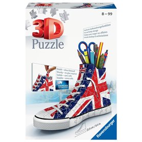 Puzzle 3d sneaker - union jack chaussure