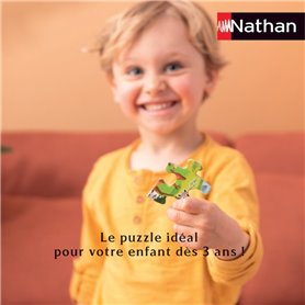 Nathan puzzle cadre 15 p - simba et nala / disney le roi lion