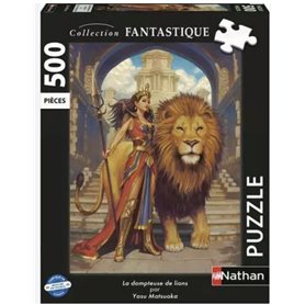 Dompteuse de lion - puzzle 500p