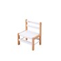 Chaise basse Louise Hybride Blanc