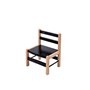 Chaise basse Louise Hybride Noir