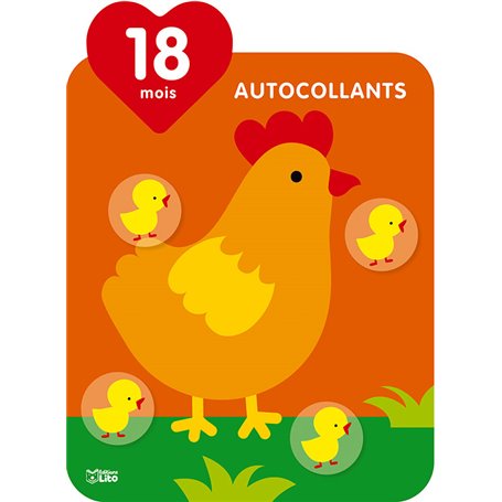 Autocollants grandir la poule