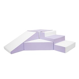 Set de 4 blocs en EPS blanc voilet