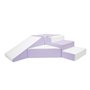 Set de 4 blocs en EPS blanc voilet