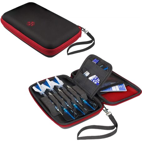 Etui Fléchettes Blaze Pro 6 case rouge noir