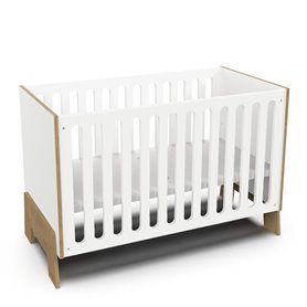 Lit Bebe 60x120 Blanc - Chene