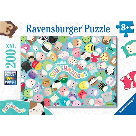 Puzzle 200 p xxl - une journée avec squishmallows