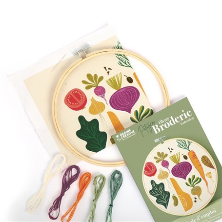 Kit broderie partielle potager