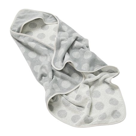 Cape de bain en coton BIO Gris